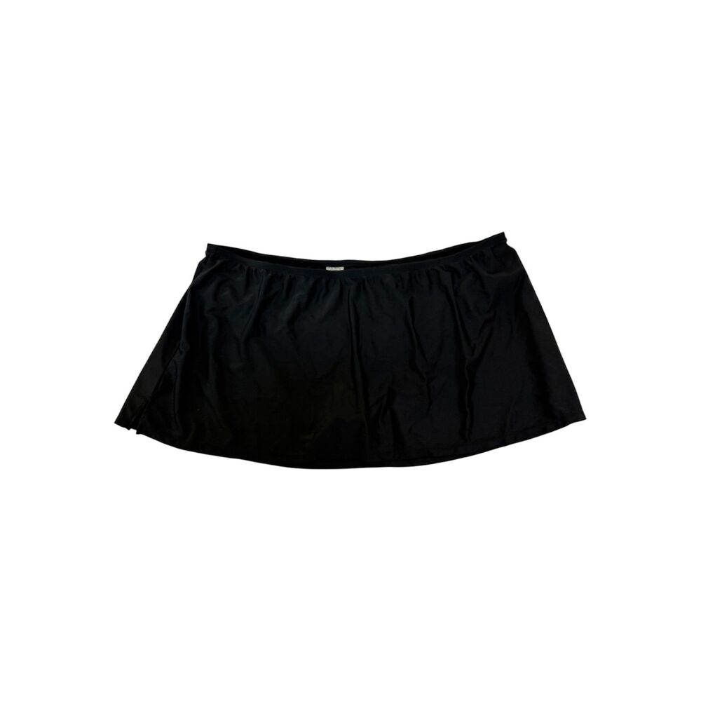 Time & Tru Womens Black Swimsuit Bottom Coverup Size 2X